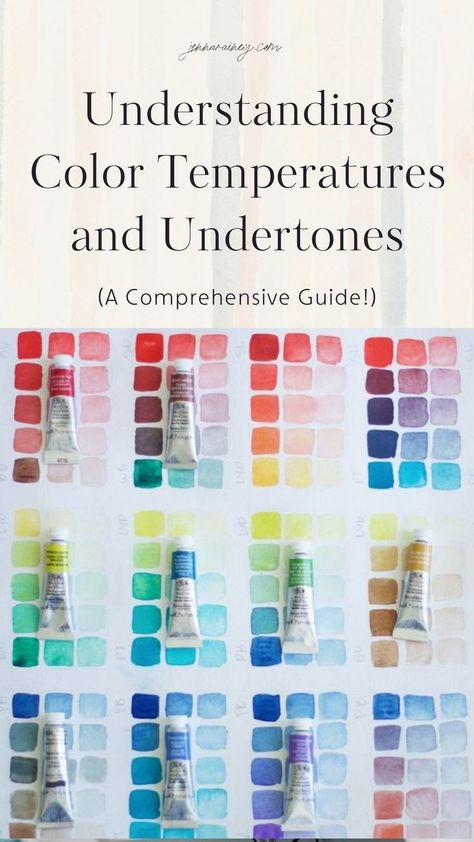 Learn more about the nuances of color temperatures and undertones with our comprehensive guide. Tailored for watercolor artists seeking to enhance their technique, this blog offers detailed insights and tips. Learn how understanding color can elevate your watercolor painting aesthetic, whether you're working on canvas or paper. This tutorial is a must-read for beginners and seasoned artists eager to refine their color selection skills. Watercolor Combinations, Watercolor Painting Aesthetic, Watercolor Techniques For Beginners, Creative Practice, Watercolour Cards, Watercolor Supplies, Learn Watercolor Painting, Watercolor Flowers Tutorial, Art Retreats