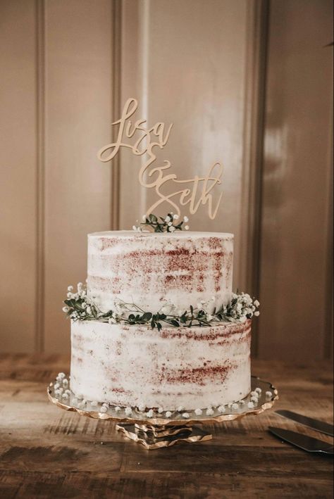 Fall Themed Wedding Cakes, Greenery Cake, Red Velvet Wedding, Pastel Wedding Cakes, Red Velvet Wedding Cake, Engagement Party Cake, Spring Wedding Cake, Small Backyard Wedding, Summer Wedding Cakes