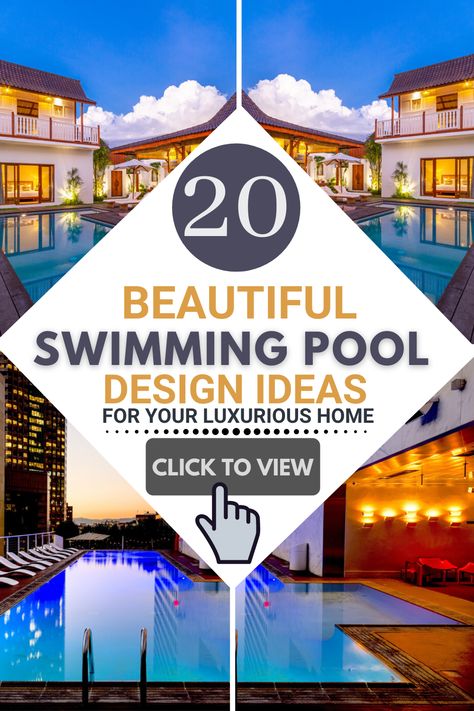 Looking for a backyard renovation. These stunning swimming pool design options can be a solution. Enjoy the amazing collection of 20 luxury pools #swimming #backyard #design #decks #pool Swimming Pool Designs Architecture, Residential Infinity Pool, Villa Pool Design Modern Architecture, Infinity Pool Architecture, Outdoor Pool Uk, Modern Architecture Design, Luxury Magazine, Backyard Renovations, Luxury Pools