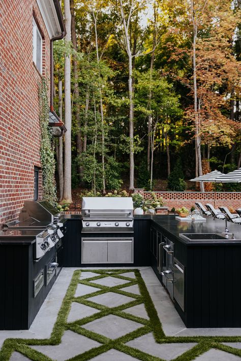 Kitchen Build Ideas, Small Backyard Kitchen, Diy Outdoor Kitchen Plans, Outdoor Cooking Station, Pergola Outdoor, Cooking Station, Pool Pergola, Outdoor Kitchen Plans, Window Trim Exterior