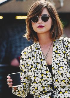 jenna coleman hair 2015 - Pesquisa Google Short Bobs, Soft Gamine, Haircut Styles, 2015 Hairstyles, Round Face Shape, Round Face Haircuts, Trendy Haircuts, Kids Hair, Hairstyles For Round Faces