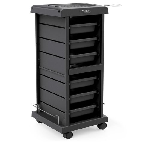 TASALON Salon Trolley Cart for Salon Station - Space Saving Salon Rolling Cart for Extra Storage - Hair Salon Beauty Storage Cart - 6-Tray Salon Cart - Multipurpose Tool Cart - Tattoo Tray - Hair Cart Hair Cart, Hairdressing Trolley, Salon Cart, Hair Dryer Stand, Salon Trolley, Beauty Salon Furniture, Salon Stations, Tool Cart, Lockable Storage