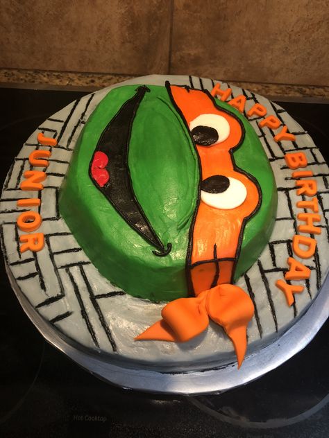 Ninja Turtle Bday Cake, Tmnt Birthday Cakes, Ninja Turtle Cake Diy, Ninja Turtles Birthday Cakes, Ninja Turtle Cakes For Boys, Easy Ninja Turtle Cake, Teenage Mutant Ninja Turtle Birthday Cake, Ninja Turtle Cookie Cake, Tmnt Cake Ideas