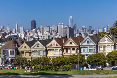 San Francisco home from 'Full House' intro lists for $3.55M Full House House, Painted Ladies San Francisco, San Francisco Houses, New York City Apartment, Painted Ladies, Historic Preservation, City Apartment, American Cities, One Bedroom Apartment