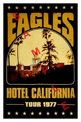 Eagles Poster, Don Henley, Eagles Band, Joe Walsh, Rock Poster Art, Rock Band Posters, Music Concert Posters, California Poster, Tour Poster