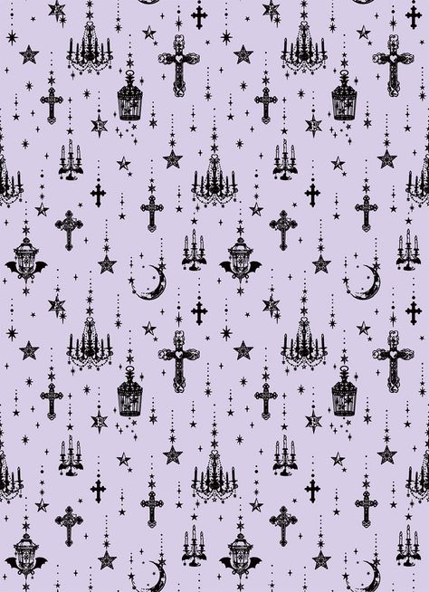 AP Holy Lantern Gothic Prints Pattern, Visual Kei Aesthetic, Valentines Day Bulletin Board, Goth Wallpaper, Pop Art Wallpaper, Scrapbook Printables, Cute Patterns Wallpaper, Halloween Wallpaper, Cellphone Wallpaper