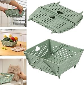 Food Strainer, Washing Basket, Foldable Storage, Storage Design, Kitchen Utensils Gadgets, Fruits Vegetables, Storage Basket, Home Decor Furniture, Kitchen Utensils