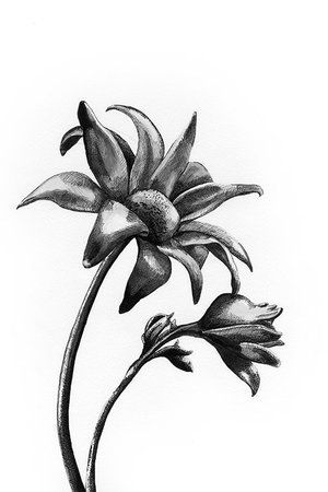 australian native flower tattoos - Ecosia - Images Botanical Artists, Grey Scale, Flannel Flower, Australian Native Flowers, Botanical Tattoo, Australian Flora, Australian Native, Botanical Flowers, Flower Tattoos