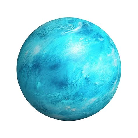 Planets Png Aesthetic, Neptune Wallpaper Planet, Sky Png Video Planet, Planet Transparent Background, Uranus Planet, Solar System, Premium Photo, Planets, White Background