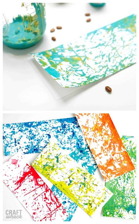 It's a Shake Painting Party! · Craftwhack Paint Techniques For Kids, Painting Techniques For Kids, Firefly Painting, Mess Free Painting, Farm Animal Crafts, Free Painting, Baby Wipe, Rainbow Painting, Art Camp