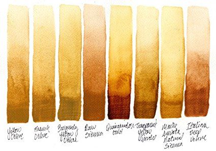 Daniel Smith Art, Watercolor Pallet, Ochre Color, Paint Tube, Paint Charts, Watercolor Beginner, Watercolor Mixing, Watercolor Tips, Contemporary Watercolor