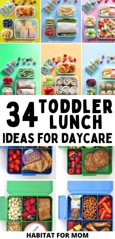 Lunch Ideas For Prek, Lunch Ideas For Toddlers Daycare, Cold Toddler Lunches, Easy Daycare Lunches, Easy Toddler Lunches For Daycare, Toddler Packed Lunch Ideas, Daycare Lunch Ideas For Toddlers, Toddler Lunch Box Ideas, Lunch Ideas For Daycare