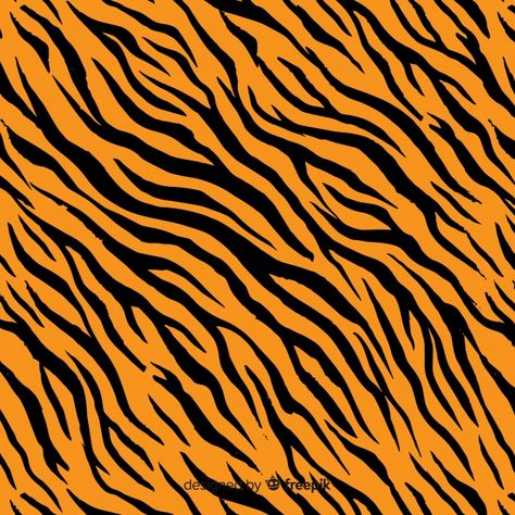 Tiger stripes background Free Vector Tiger Background, Jaguar Spots, Tropical Leaves Illustration, Tiger Silhouette, Stripes Background, Animal Print Background, Wild Print, Deco Jungle, Orange Coat