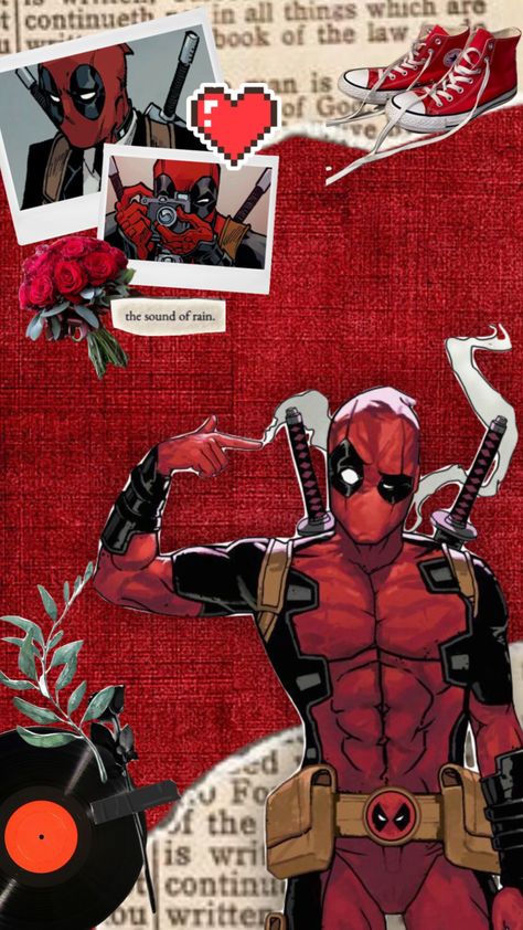 #myfirstshuffle #deadpool #deadpoolcomics #shufflesbypinterest Deadpool Background, Deadpool Aesthetic, Deadpool Wallpaper Iphone, Deadpool Pictures, Marvel Phone Wallpaper, Deadpool X Spiderman, Deadpool Funny, Deadpool Art, Spiderman Theme