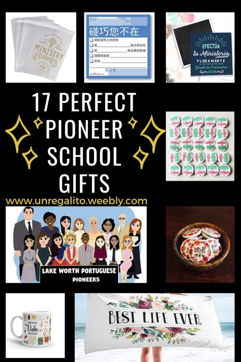 17 Perfect Pioneer School Gift Ideas - 2019 Edition - Regalitos Para Ti Gift Shop Jw Pioneer School Gift Ideas, Pioneer School Gift Ideas, School Gift Ideas, Pioneer School Gifts Jw, Jw Pioneer School, Jehovah Witness Gifts, Jw Convention Gifts, Elderly Gift, Pioneer School Gifts