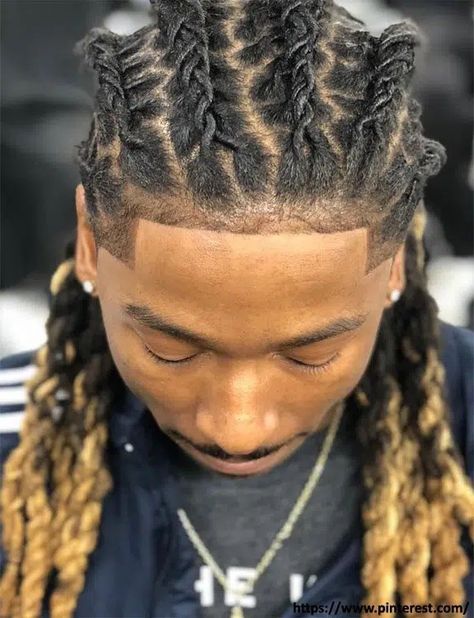 Locs With Line Up Men, Male Short Locs Hairstyles Black Man, Man Locks Hairstyles, Locks Hairstyle Men, High Top Dreads Styles, Mens Dreadlock Styles Medium, Hightop Dreads Styles Men, Barrel Roll Locs Men, Loc Braids Styles Men