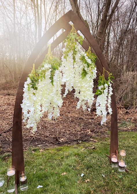 Gothic Wedding Archway, Celtic Wedding Arch, Cathedral Wedding Arch, Ethereal Wedding Arch, Witchy Wedding Arch, Wedding Arch Unique, Wisteria Wedding Arch, Wisteria Arch, Angel Wedding