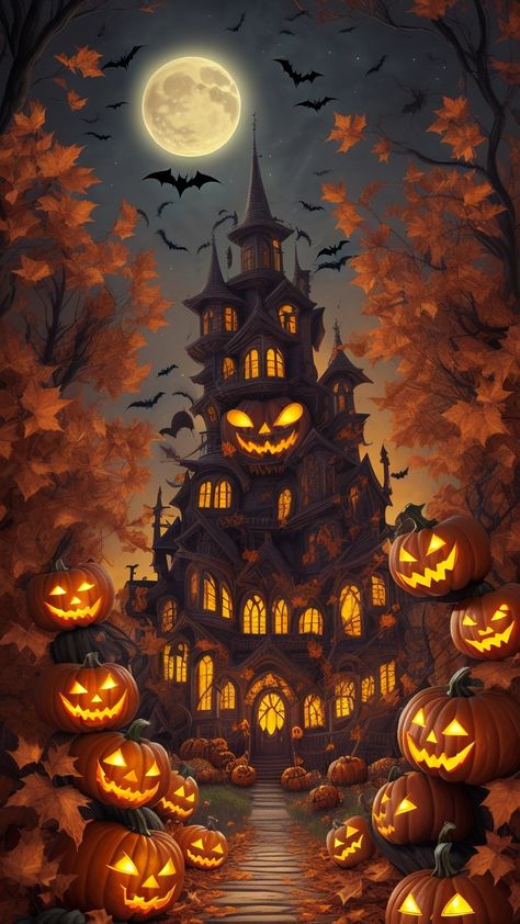 **🎃 Spooky Halloween Wallpaper Alert! 🎃**

As October rolls in, it's time to get into the Halloween spirit! 📅👻 Dive into the eerie charm of this bewitching wallpaper featuring glowing jack-o'-lanterns, swirling autumn leaves, and a sprinkle of mysterious bats fluttering across a moonlit sky. 🌕🍂 

This design captures the essence of autumn with a playful twist, perfect for setting a festive mood on your iPhone! ✨👾 Spooky Halloween Wallpaper, Halloween Wallpapers, Moonlit Sky, Free Phones, Free Phone Wallpaper, Halloween Spirit, Halloween Wallpaper, Spirit Halloween, Spooky Halloween