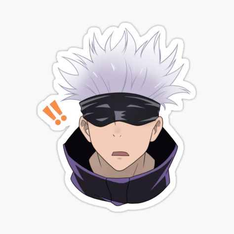 Gojo Satoru Sticker, Jujutsu Kaisen Gojo Satoru, Anime Sticker, Anime Printables, Tumblr Stickers, Computer Sticker, Anime Store, Arte Sketchbook, Gojo Satoru