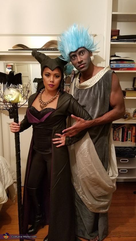 Hades From Hercules, Disney Villain Costumes, Couples Costumes Creative, Couples Halloween Costumes, Disney Characters Costumes, Girls Spring Outfits, Villain Costumes, Costume Works, Cute Couple Halloween Costumes