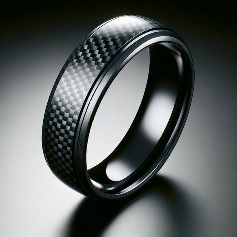 The Future of Forever Embracing Carbon Fiber Wedding Bands (3) Carbon Fiber Wedding Band, Wedding Bands Matching, Modern Couple, Carbon Fiber, Wedding Band, Matte Black, The Modern, The Future, Wedding Bands