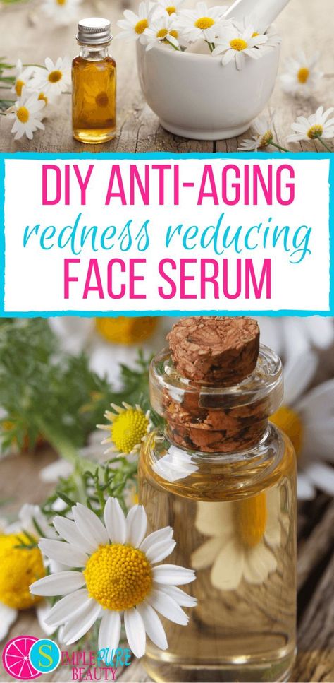 Anti-aging creams at the store are super expensive and filled with ingredients you can't pronounce. Check out this simple, 4-ingredient DIY redness-reducing anti-aging face serum. Whether your skin is mature or suffering from Rosacea, you'll enjoy the benefits of these oils. Face Serum Recipe, Antiaging Skincare, Anti Aging Face Serum, Diy Anti Aging, Creme Anti Age, Anti Aging Creme, Diy Skin Care Recipes, Aging Face, Anti Aging Facial