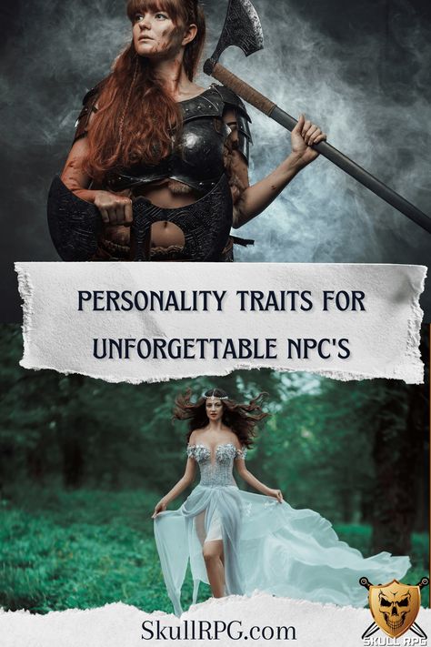 D And D Characters Ideas, Dnd Npc Ideas, Personality Traits List, Negative Personality Traits, Dm Tools, Dungeon Master's Guide, Dungeons And Dragons 5e, Rpg Ideas, Dnd Ideas