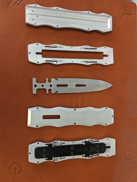 I have it on good authority that the Sandshark OTF is going back into production | BladeForums.com Assasin Cred, Armadura Ninja, Otf Knives, Assassin's Blade, Basic Design Principles, Hidden Blade, Mechanical Engineering Design, Knife Design, Armor Concept