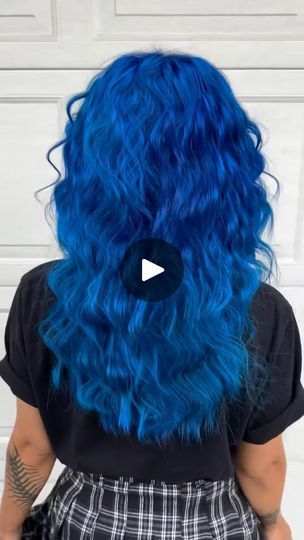 7.2K views · 1.3K reactions | That freshly dyed feeling ✨ @witchy_womaan used Lunar Tides Blue Velvet + Cyan Sky for this custom blue.

#lunartideshair #bluehairinspo #bluehair #hairdye #haircolor #hairinspo #dyedhair #goth #y2k | Lunar Tides Hair | yazghotb · Original audio Lunar Tide, Goth Y2k, Blue Velvet, Audio, Velvet, Hair, Blue, Beauty