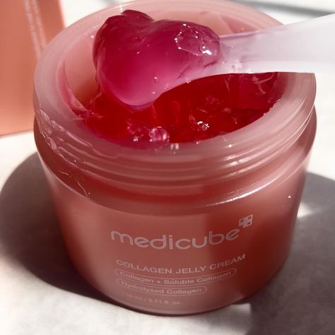 Transform your skincare routine with @medicube_us Collagen Jelly Cream! Packed with hydrolyzed collagen and hyaluronic acid, this lightweight jelly cream deeply hydrates and firms your skin, promoting a youthful glow. Perfect for all skin types, it’s your go-to for radiant and plump skin. 🌟 #Medicube #kbeauty #CollagenCare #GlowUp #LifeWASOSkincare Collagen Jelly, Jelly Cream, Mask Aesthetic, Plump Skin, Hydrolyzed Collagen, K Beauty, All Skin Types, Glow Up?, Skincare Routine