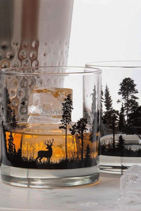 The ✨cool dads✨ know the family has to pull up to the campsite in style. These modern mountain shirts, hats, and whisky glasses will look great in your family photo. Not to mention, you also support the national parks. Tap the link to shop! Mountain Shirts, Small Tumbler, Outdoor Fun For Kids, Tumbler Glasses, Animals Design, Black Lantern, Bar Glasses, Creative Gift Wrapping, Whiskey Glass