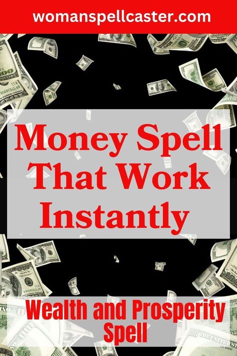 Discover a powerful money spell that works instantly and brings you the wealth and abundance you deserve. Try it now and see the amazing results! Money Spells Magic, Powerful Money Spells, Spells That Actually Work, Money Prayer, Manifestation Money, Prosperity Spell, Money Spells That Work, Good Luck Spells, Money Spell