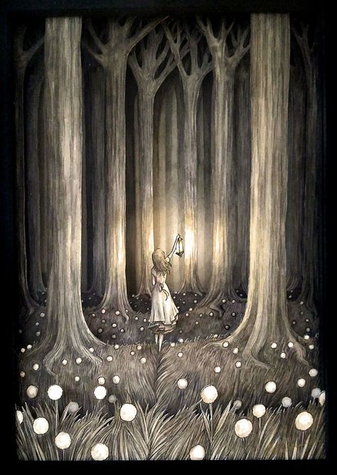 Adam Oehlers Illustrations, Dark Fairytale Art, Fairytale Art Illustration, Adam Oehlers, Fairytale Art, Solo Exhibition, Art Graphique, Whimsical Art, Artsy Fartsy