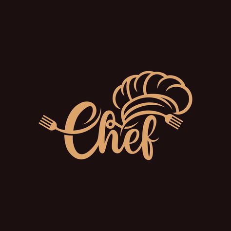 Kitchen Chef Design Logo Template Chef Tshirt Design, Chef Logo Design Graphics, Chef Logo Design Ideas, Cook Logo Design, Kitchen Tools Logo, Cooking Logo Design, Logo Design Inspiration Restaurant, Logo Design Kitchen, Cook Logo