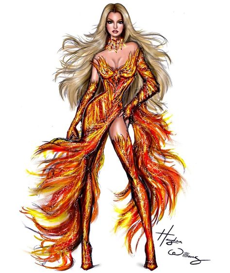 Hayden Williams Fashion Illustrations | Fashion illustration, Fashion design collection, Fashion design drawings Hayden Williams Fashion, Fire Costume, Free Woman, Bloom Winx, Hayden Williams, Fashion Figure Drawing, Fashion Illustrations Techniques, Dress Design Drawing, Preformance Outfits