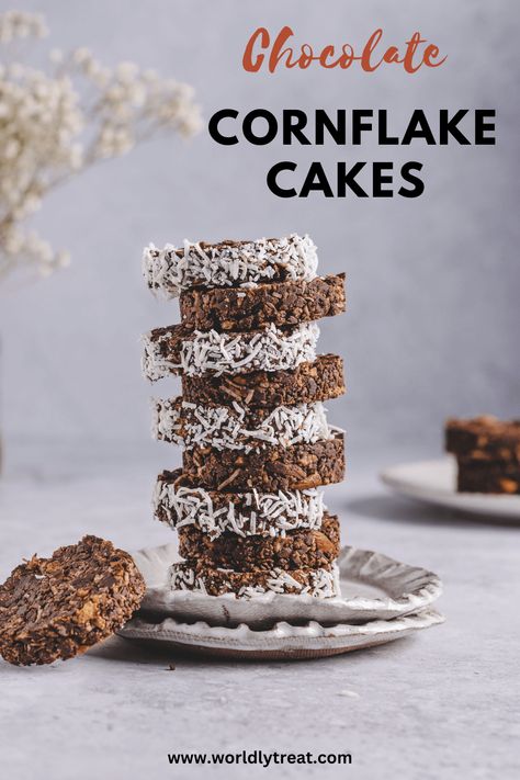 These chocolate cornflake cakes with rice crispies are soft to the bite, thick, and gooey with a nice crunch. An indulgent midnight snack that the whole family will love. Cornflake Cakes, Chocolate Cornflake Cakes, Cornflake Cake, Silicone Cupcake Liners, Chocolate Bowl, Midnight Snack, Toasted Almonds, Rice Crispy, Party Treats