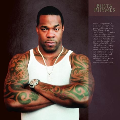 Black Kudos on Instagram: “Busta Rhymes” Famous Black People, Seventh Day Adventist Church, Busta Rhymes, With Tattoo, Seventh Day Adventist, Civil Rights Leaders, Real Hip Hop, African American History, Arm Tattoo