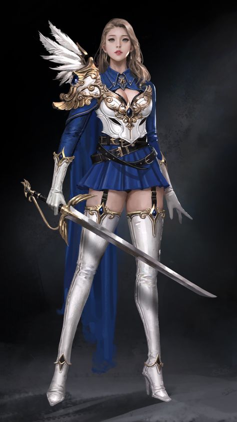 ArtStation - Valkyrie, Sin sun Tattoos Fantasy Art, Evvi Art, Female Armor, Female Knight, Warrior Girl, Fantasy Armor, Fantasy Warrior, Female Character Design, Beautiful Fantasy Art