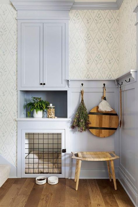 Cottage Laundry Room, Bria Hammel Interiors, Bria Hammel, Window Bench Seat, Built In Cabinet, Mudroom Design, Dog Rooms, Mudroom Bench, Mud Room