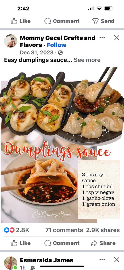 Dumpling Dipping Sauce, Dumpling Sauce, Easy Dumplings, Summer Lunches, Summer Lunch, Chili Oil, Sweet Chili Sauce, Sweet Chili, Asian Dishes