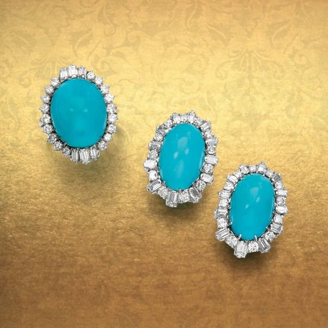 Turquoise And Diamond Ring, Real Turquoise Jewelry, Turquoise Birthstone, Tiaras Jewellery, Real Turquoise, Gemstones Jewelry, Jewelry Earring, Exclusive Jewelry, Jade Jewelry