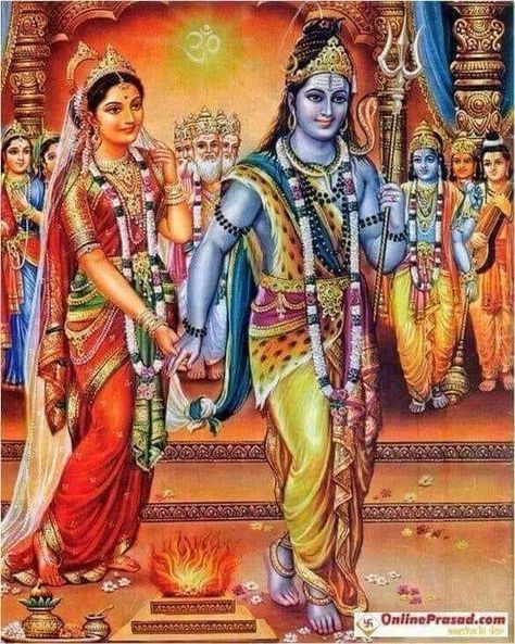 Shiva Marriage, Mum And Dad Tattoos, Marriage Images, Shiva Tattoo Design, Shiva Parvati, Shiva Parvati Images, Durga Images, Lakshmi Images, Lord Shiva Family