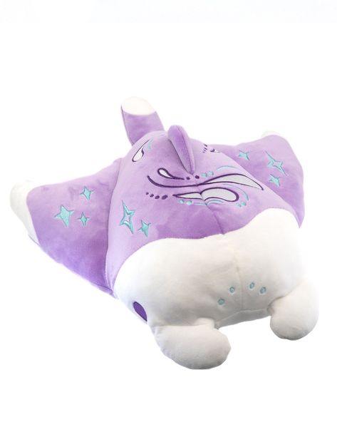 Take a swim with our new Manta friend, Galaxy Milky Ray! - This is a "large-sized" plush- Plush is 13 inches long, 13 inches wide, and 4.5 inches tall. |- Material: Minky - Color: Purple/White WARNING: This product is not intended for children under 12 years. This is not considered a toy, but a collectible. Handmade Plushies, Our Galaxy, Cute Plushies, Sewing Stuffed Animals, Kawaii Plush, Kawaii Plushies, Cute Stuffed Animals, Cute Toys, Cute Plush