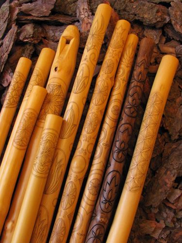 wooden/carved flutes Listen To The Song, Wooden Flute, Pan Flute, Flute Player, Native American Flute, Woodwind Instruments, Flute Music, Folk Instruments, Wood Carving Designs