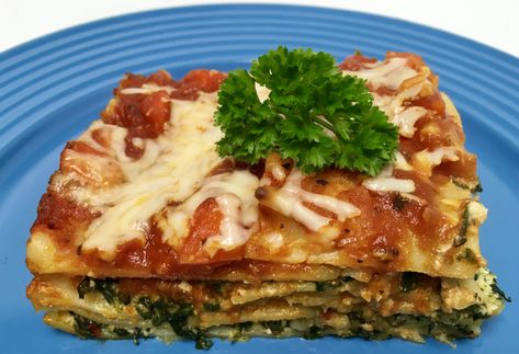 Lasagna Florentine Lasagna Florentine Recipe, Lasagna Florentine, Florentine Lasagna, Spinach Florentine, Florentine Recipe, Printable Recipe Card, Spinach Lasagna, Pan Meals, Avocado Chicken Salad