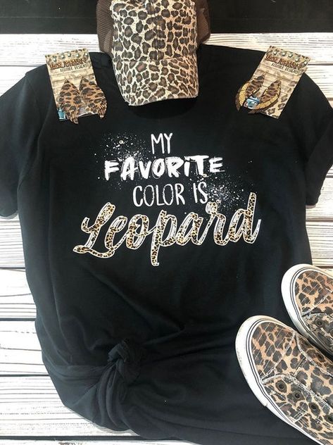 Vintage Leopard, Cute Shirt Designs, Sublime Shirt, My Favorite Color, Vinyl Shirts, Diy Shirt, Mens Swimwear, Shirt Ideas, Cheetah Print