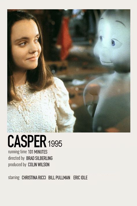 Casper Movie Poster, Halloween Movies Polaroid Poster, Halloween Polaroid Poster, Fall Poster Prints, Halloween Movies Poster, Movies Posters Aesthetic, Casper Poster, Movie Posters Halloween, Fall Movies Aesthetic