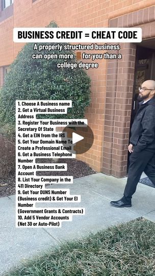 3.2K views · 421 reactions | You can get 100k+ funding for your new business without showing any documentation…

The ultimate cheat code to financial freedom is business credit. You can borrow 1 million faster than your business can make it. And it doesn’t affect your personal credit.
I’ve spent years and invested money into learning the secrets that I’ll share with you.

The main problem I faced when I tried to get funding was that I didn’t know what the banks actually required to approve funding.

There are many reasons why people get denied for funding. Sometimes it’s as simple as your (NAICS) classification code.

Also each bank has their own internal risk score that only they can view. You need someone with inside information like me to help you get approved.

There are multiple legal Millionaire Cheat Code, Business Line Of Credit, Business Credit Tips, Small Business Tax Deductions, Business Tax Deductions, Business Books Worth Reading, Small Business Funding, Business Strategy Management, Llc Business