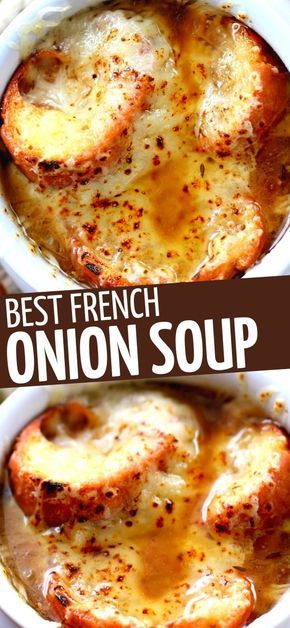 Soup Christmas, Homemade French Onion Soup, Best French Onion Soup, Onion Soup Recipe, French Onion Soup Recipe, Onion Soup Recipes, Homemade Soup Recipe, Christmas Foods, Delicious Soup Recipes