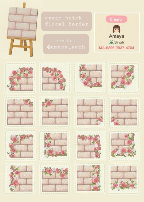 Design Codes Animal Crossing, Acnh Path, Acnh Paths, Animal Crossing 3ds, Brick Path, Animal Crossing Funny, Ac New Leaf, Path Ideas, Animal Crossing Memes